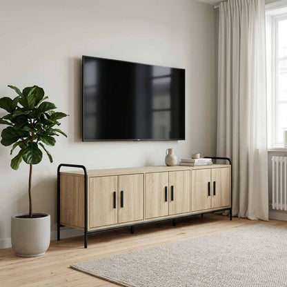 TV Cabinet Engineered Wood Sonoma oak 146 x 33 x 50 cm