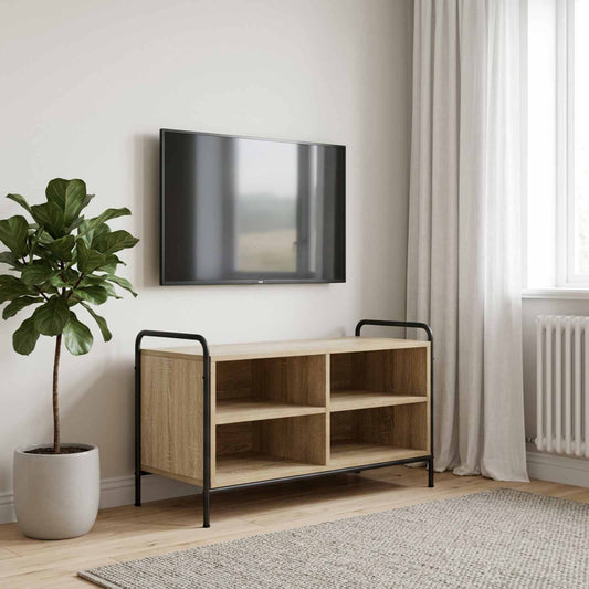 vidaXL TV Cabinet 80 x 39.5 x 50 cm Sonoma Oak Engineered Wood 1