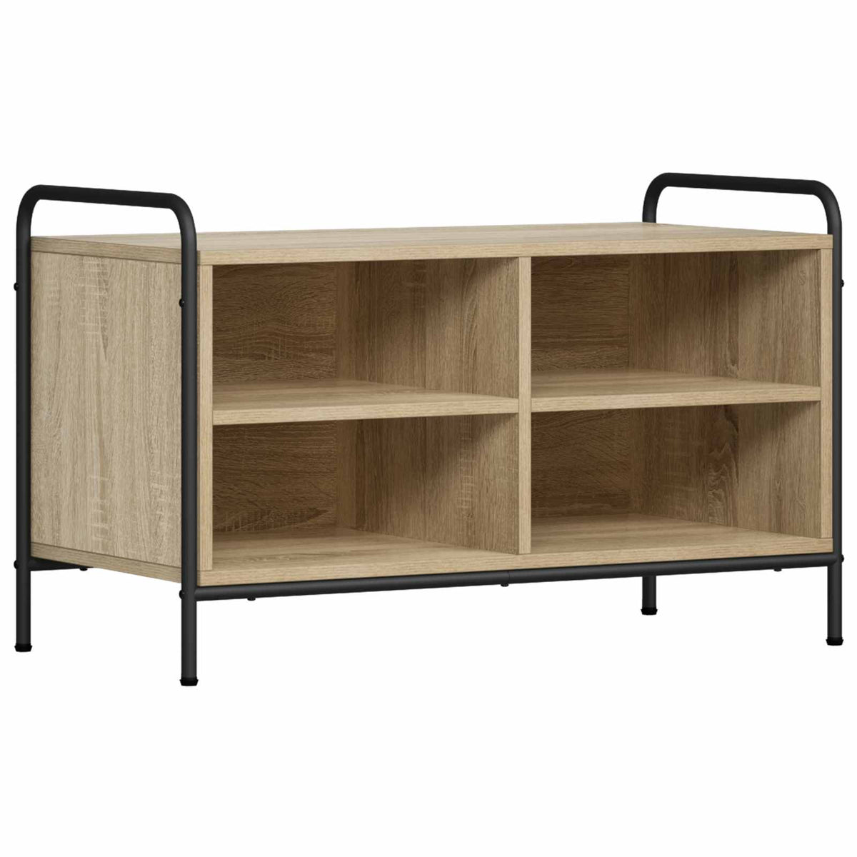 vidaXL TV Cabinet 80 x 39.5 x 50 cm Sonoma Oak Engineered Wood 2