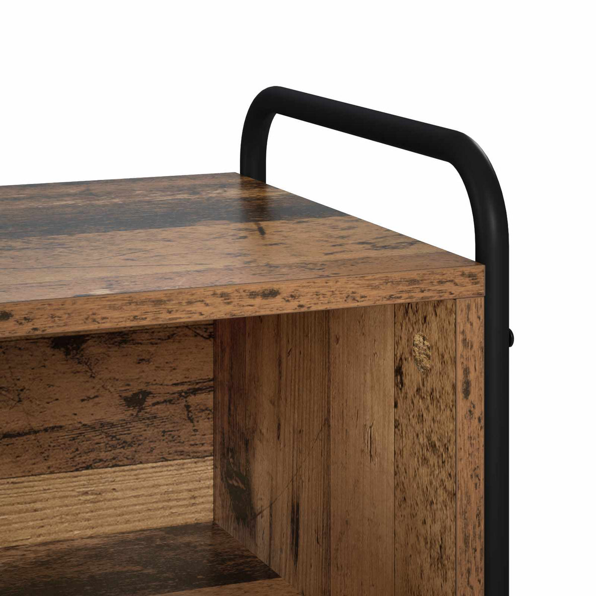 vidaXL TV Cabinet 80 x 39.5 x 50 cm Old Wood Engineered Wood 6