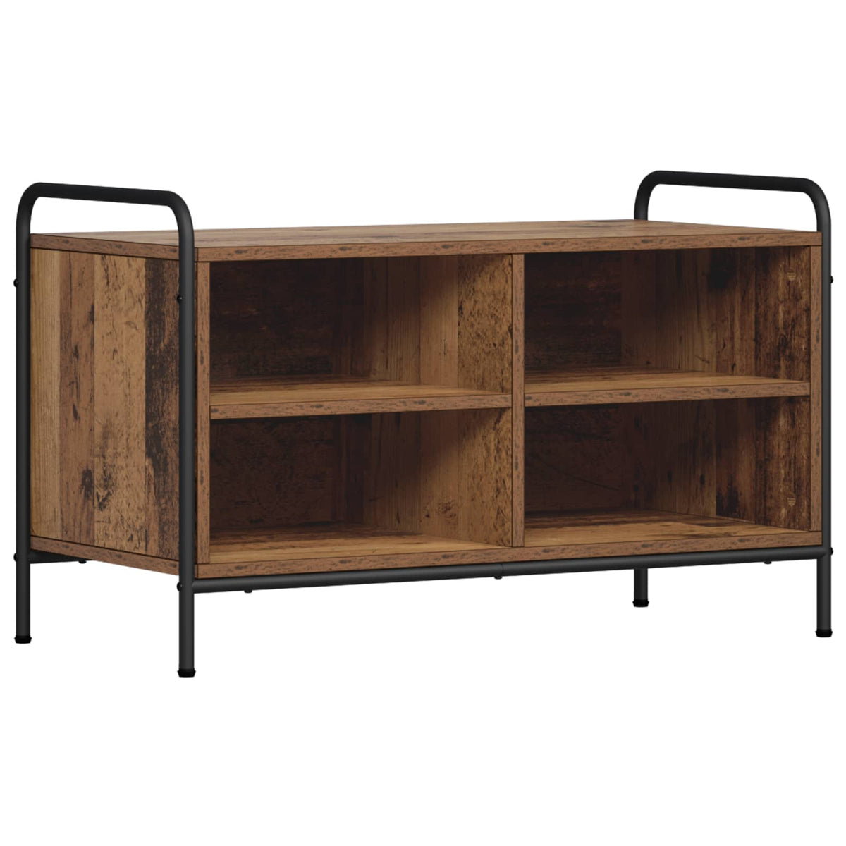 vidaXL TV Cabinet 80 x 39.5 x 50 cm Old Wood Engineered Wood 2