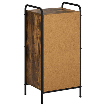 vidaXL Sideboard Smoked Oak 40 x 33 x 80.5 cm Engineered Wood 6