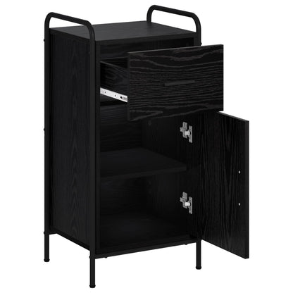 Sideboard Black Oak Engineered Wood