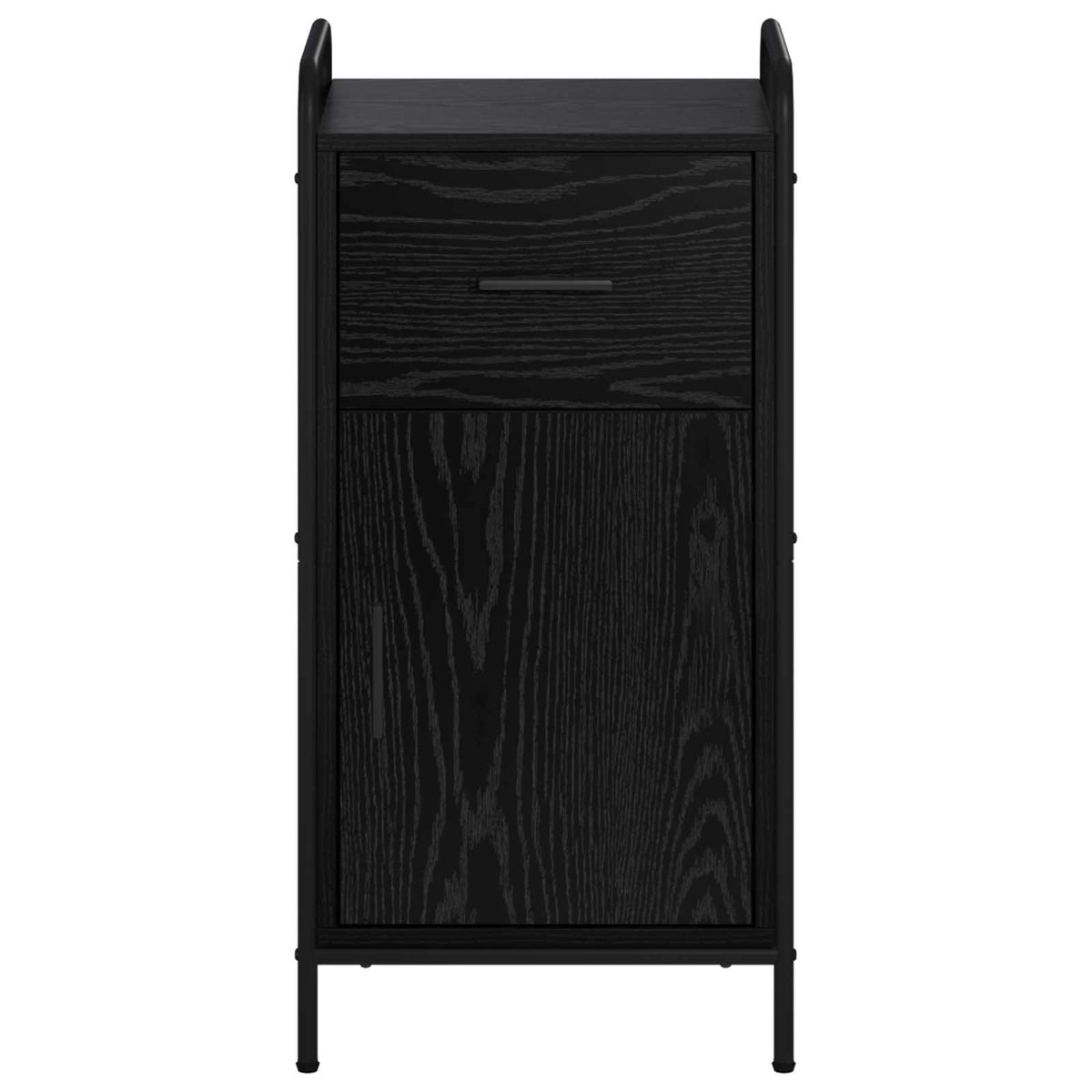 Sideboard Black Oak Engineered Wood