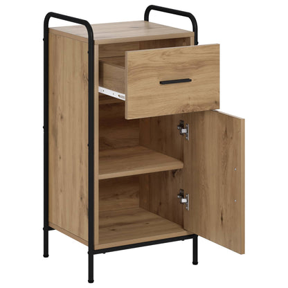 Sideboard 40 x 33 x 80.5 cm Engineered Wood Height 80.5 cm with 1 drawer & 1 door Artisan oak