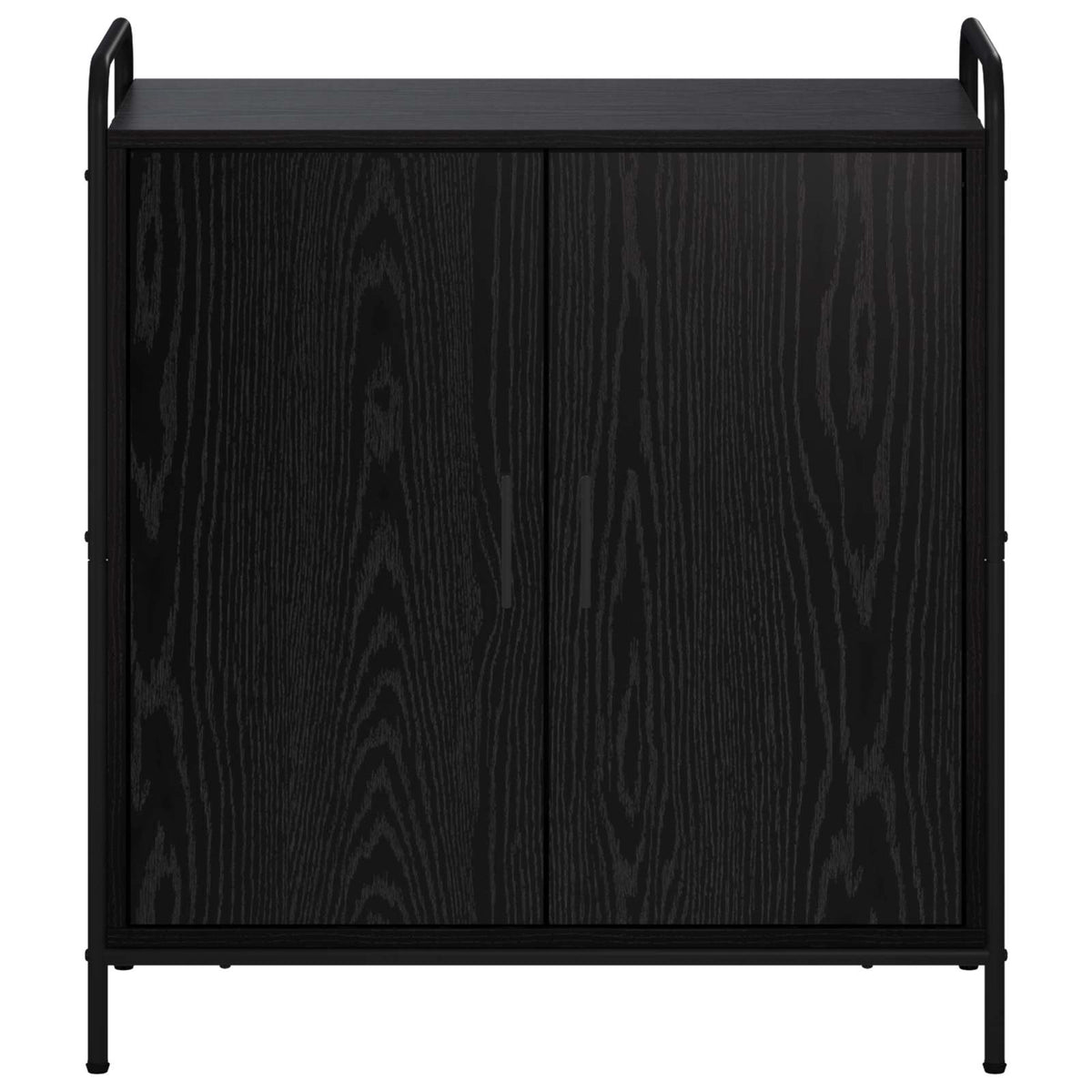 vidaXL Sideboard Black Oak 73 x 33 x 81 cm Engineered Wood 4