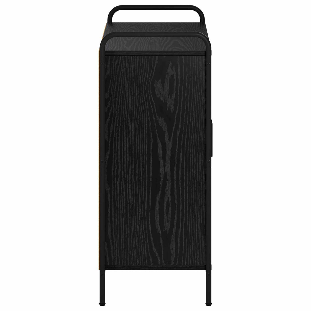 vidaXL Sideboard Black Oak 73 x 33 x 81 cm Engineered Wood 5