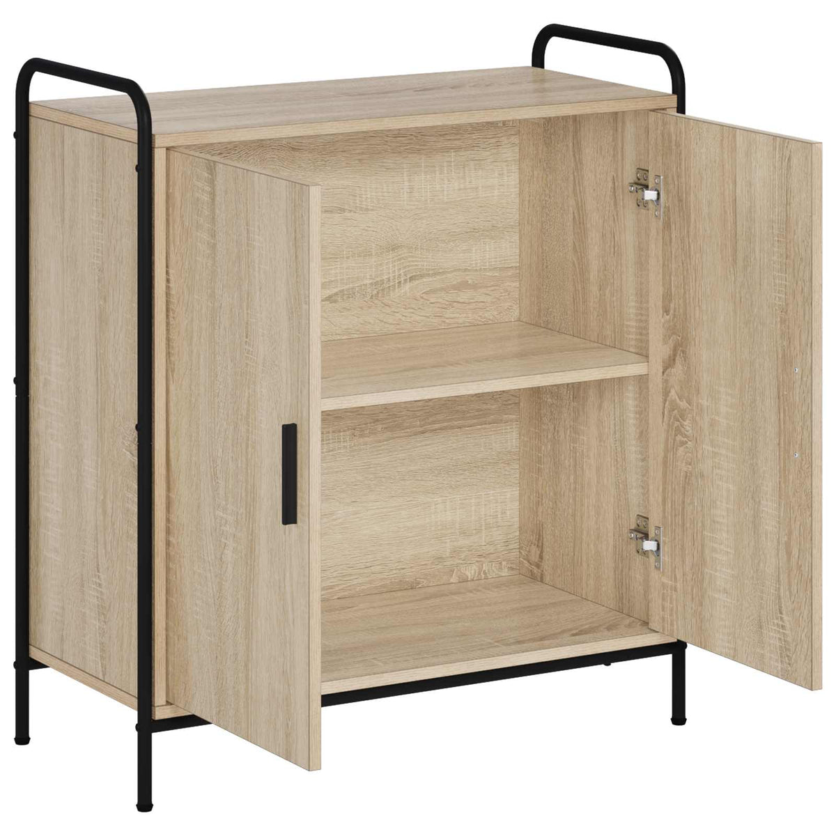 vidaXL Sideboard Sonoma Oak 73 x 33 x 81 cm Engineered Wood 3