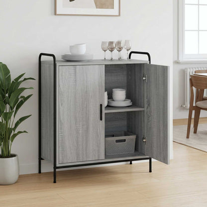 vidaXL Sideboard Grey Sonoma 73 x 33 x 81 cm Engineered Wood 1