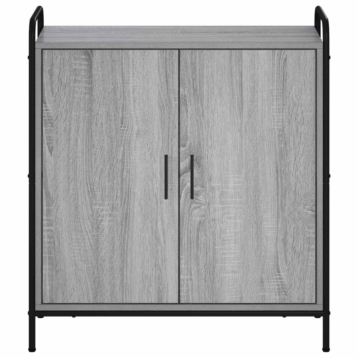 vidaXL Sideboard Grey Sonoma 73 x 33 x 81 cm Engineered Wood 4