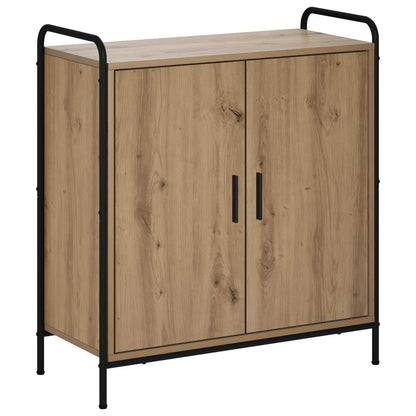 Sideboard 73 x 33 x 81 cm Engineered Wood Height 81 cm Width 73 cm with 2 doors Artisan oak