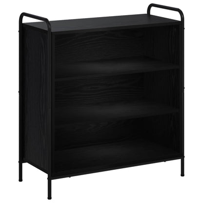 Sideboard 73 x 33 x 81 cm Engineered Wood Height 81 cm Width 73 cm with 2 shelves Black oak