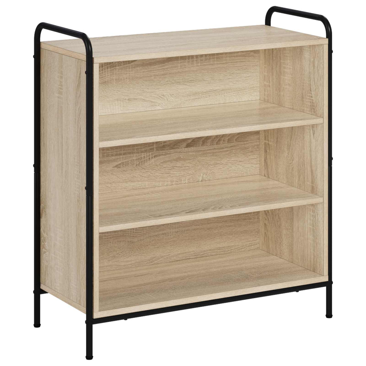Sideboard 73 x 33 x 81 cm Engineered Wood Height 81 cm Width 73 cm with 2 shelves Sonoma oak