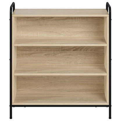 Sideboard 73 x 33 x 81 cm Engineered Wood Height 81 cm Width 73 cm with 2 shelves Sonoma oak
