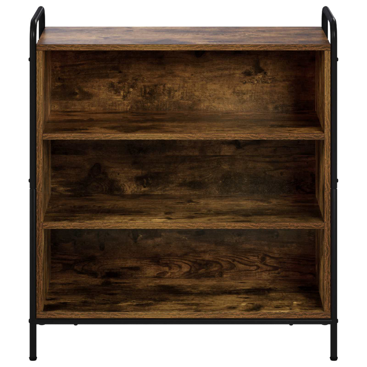 Sideboard 73 x 33 x 81 cm Engineered Wood Height 81 cm Width 73 cm with 2 shelves Smoked oak