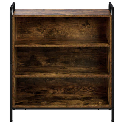 Sideboard 73 x 33 x 81 cm Engineered Wood Height 81 cm Width 73 cm with 2 shelves Smoked oak