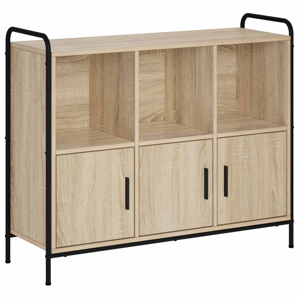 Sideboard 97 x 33 x 81 cm Engineered Wood Sonoma oak