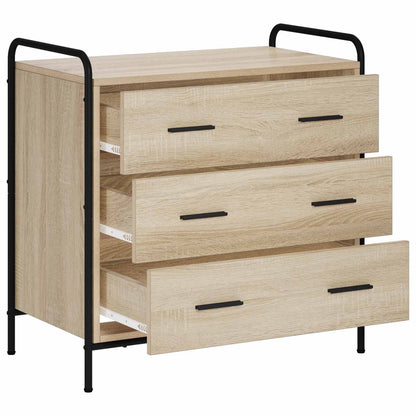 Drawer Cabinet 70 x 39.5 x 71 cm Engineered Wood Sonoma oak
