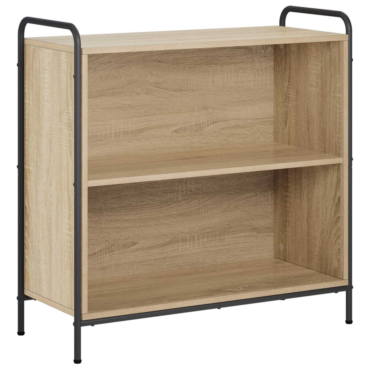 Book Cabinet 80 x 33 x 80 cm Engineered Wood Width 80 cm Height 80 cm Sonoma oak