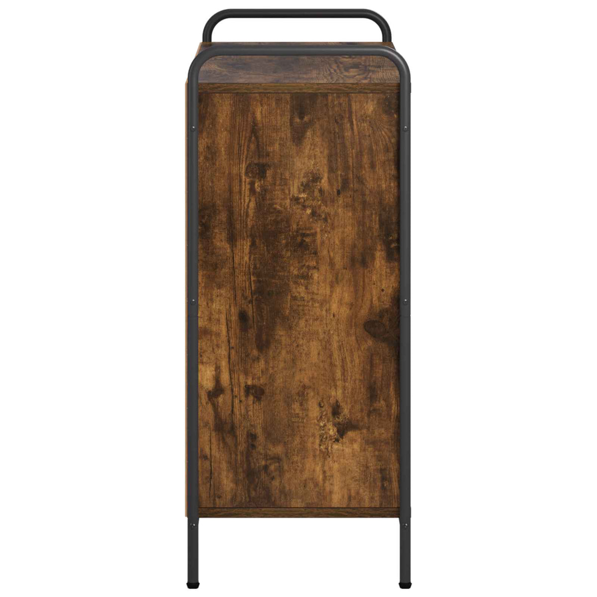 Book Cabinet Engineered Wood Smoked Oak