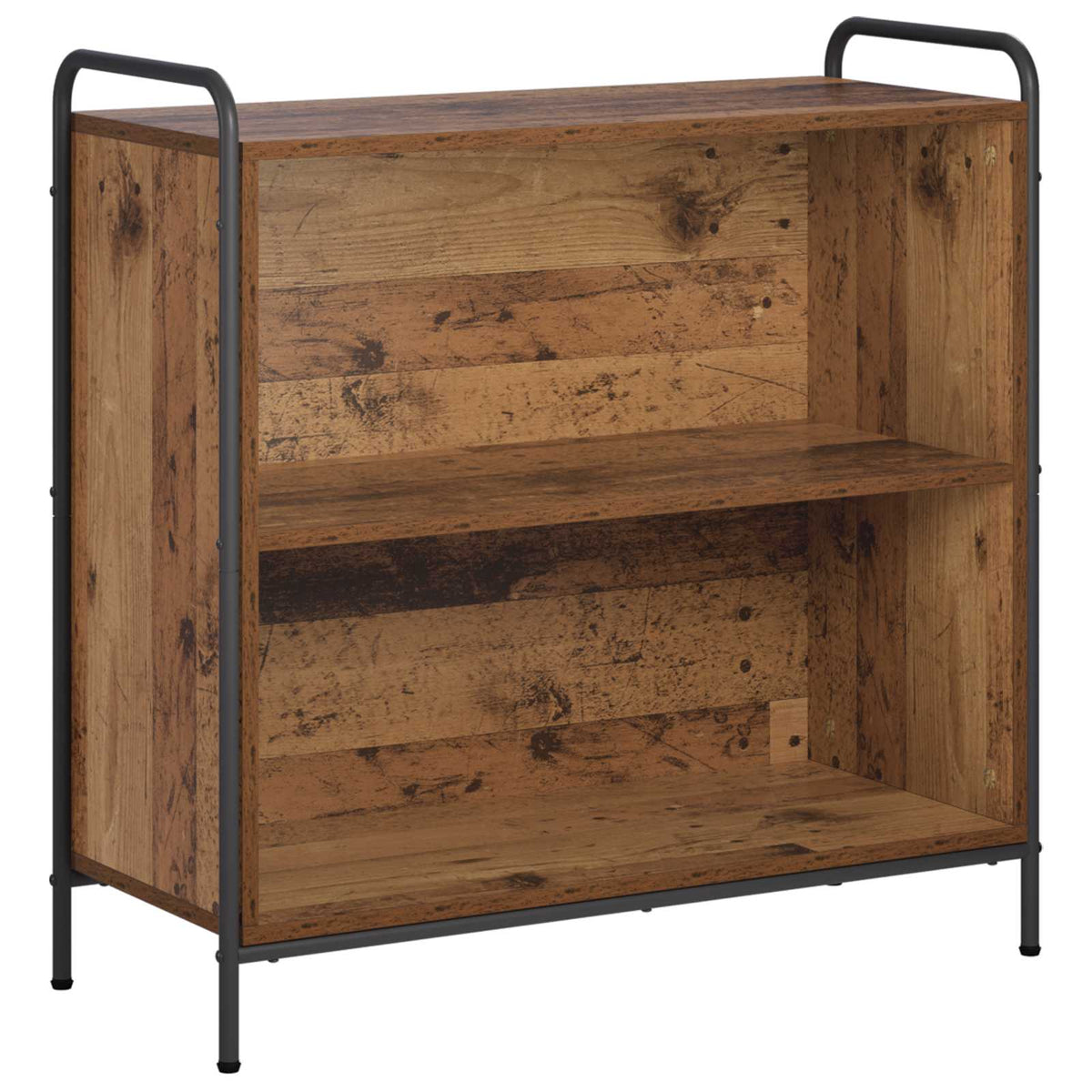Book Cabinet Engineered Wood Old Wood
