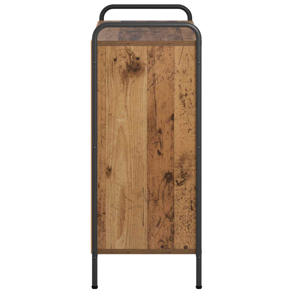 Book Cabinet Engineered Wood Old Wood