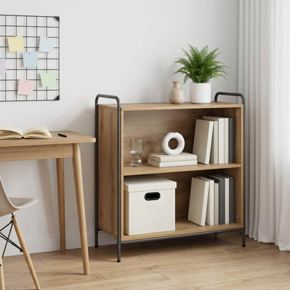 Book Cabinet Engineered Wood Artisan Oak