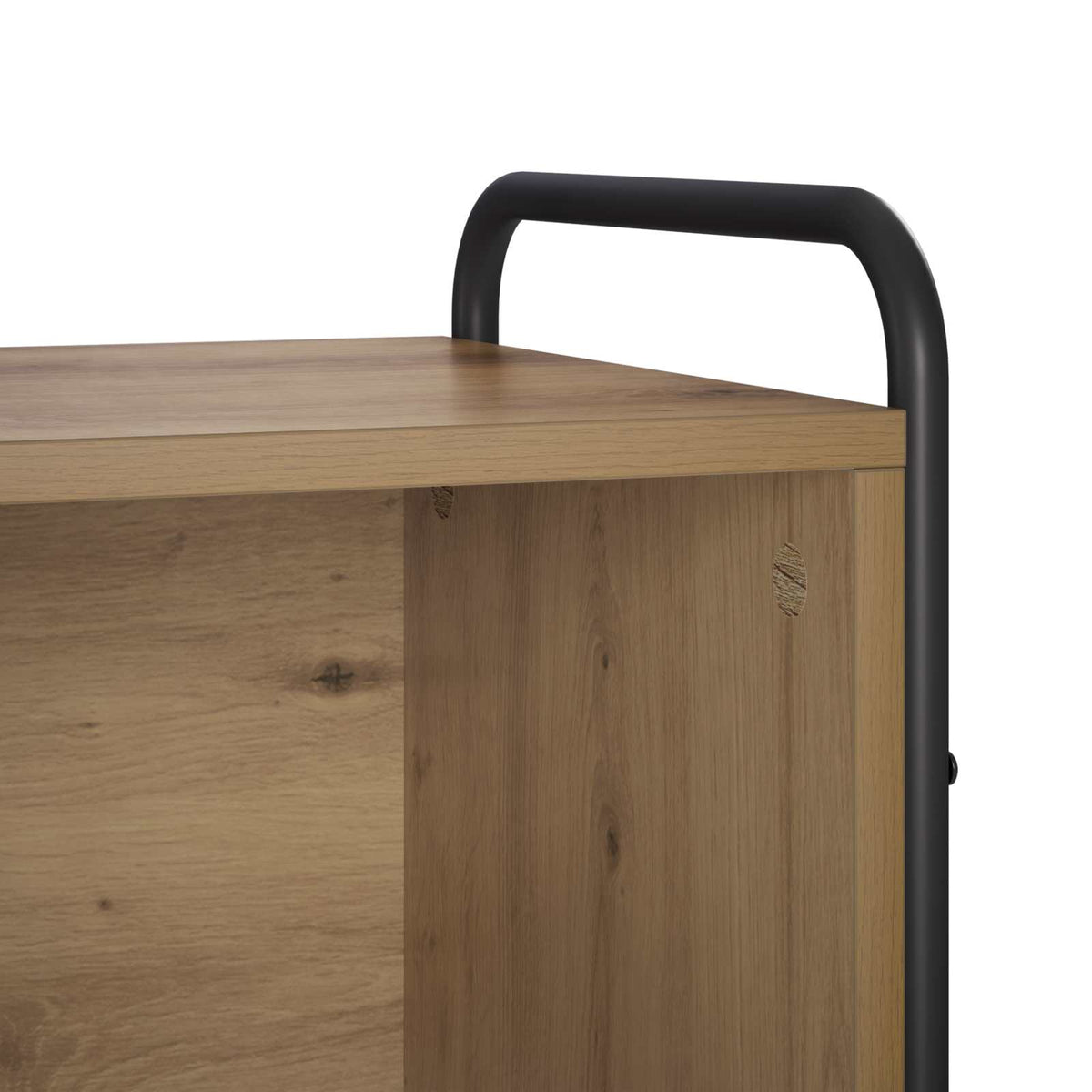 Book Cabinet Engineered Wood Artisan Oak