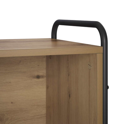Book Cabinet Engineered Wood Artisan Oak