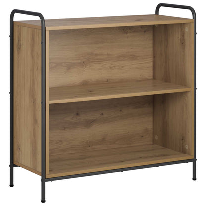 Book Cabinet 80 x 33 x 80 cm Engineered Wood Width 80 cm Height 80 cm Artisan oak