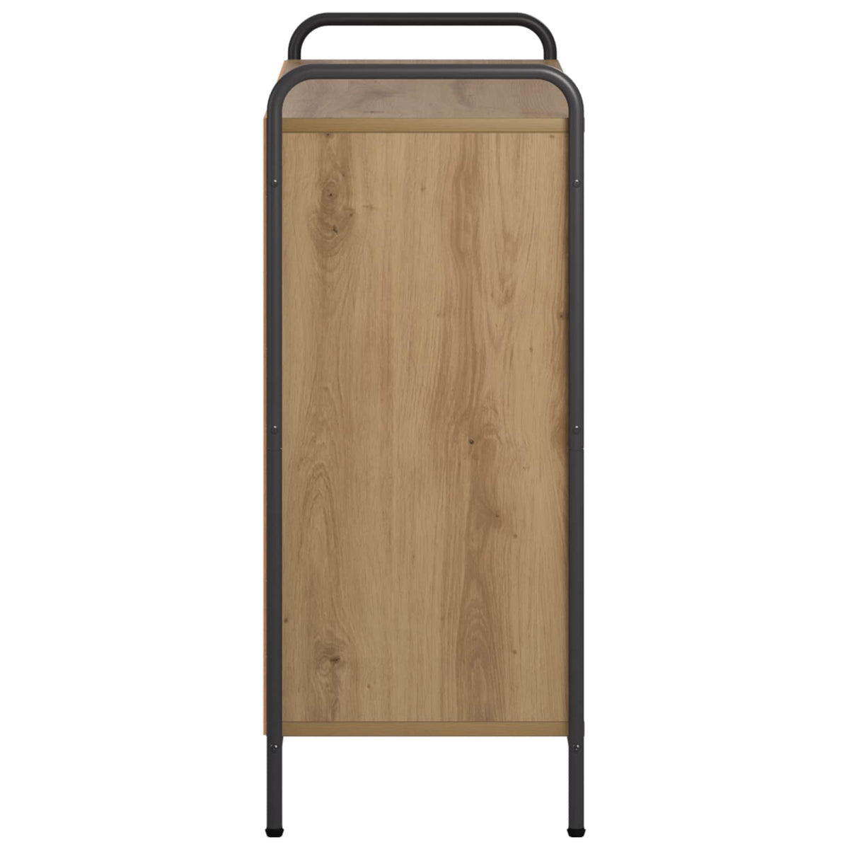Book Cabinet Engineered Wood Artisan Oak