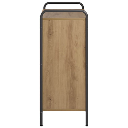 Book Cabinet Engineered Wood Artisan Oak