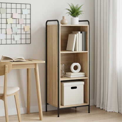Book Cabinet Engineered Wood Sonoma Oak
