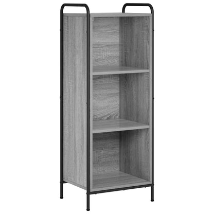 Book Cabinet Engineered Wood Grey Sonoma