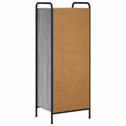 Book Cabinet Engineered Wood Grey Sonoma