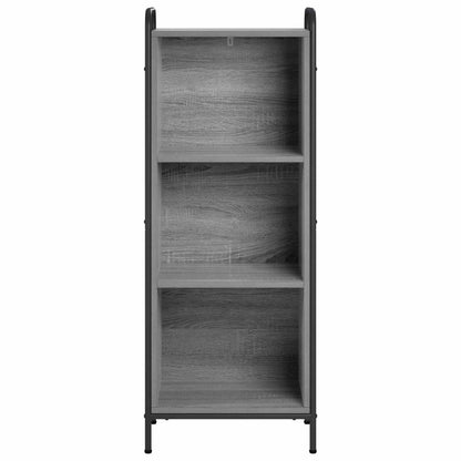 Book Cabinet Engineered Wood Grey Sonoma