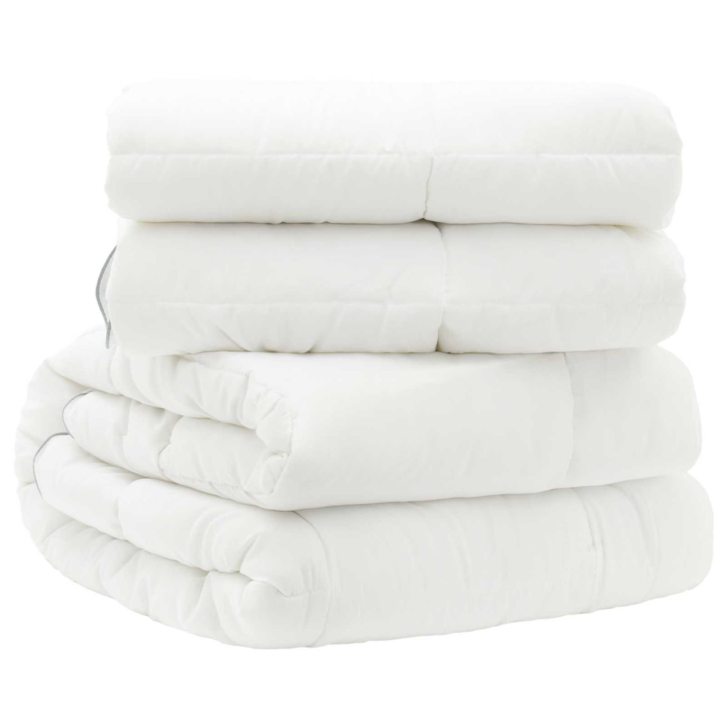 vidaXL Duvet 135x200 cm 4 Seasons 200+300 GSM Australian Wool White 3