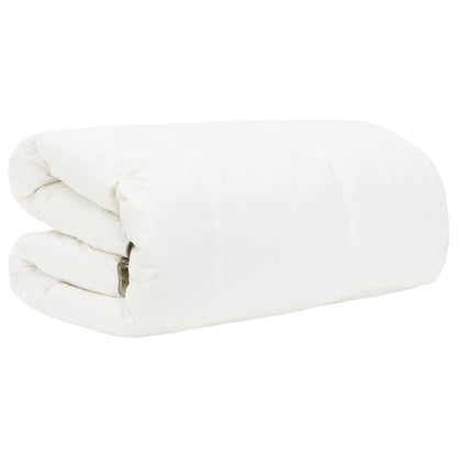 vidaXL Duvet 135x200 cm 4 Seasons 200+300 GSM Australian Wool White 4