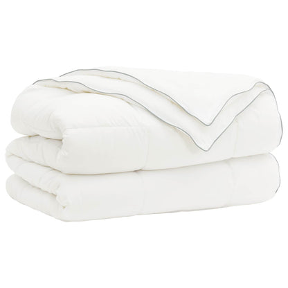 vidaXL Duvet 140x200 cm 4 Seasons 200+300 GSM Australian Wool White 2