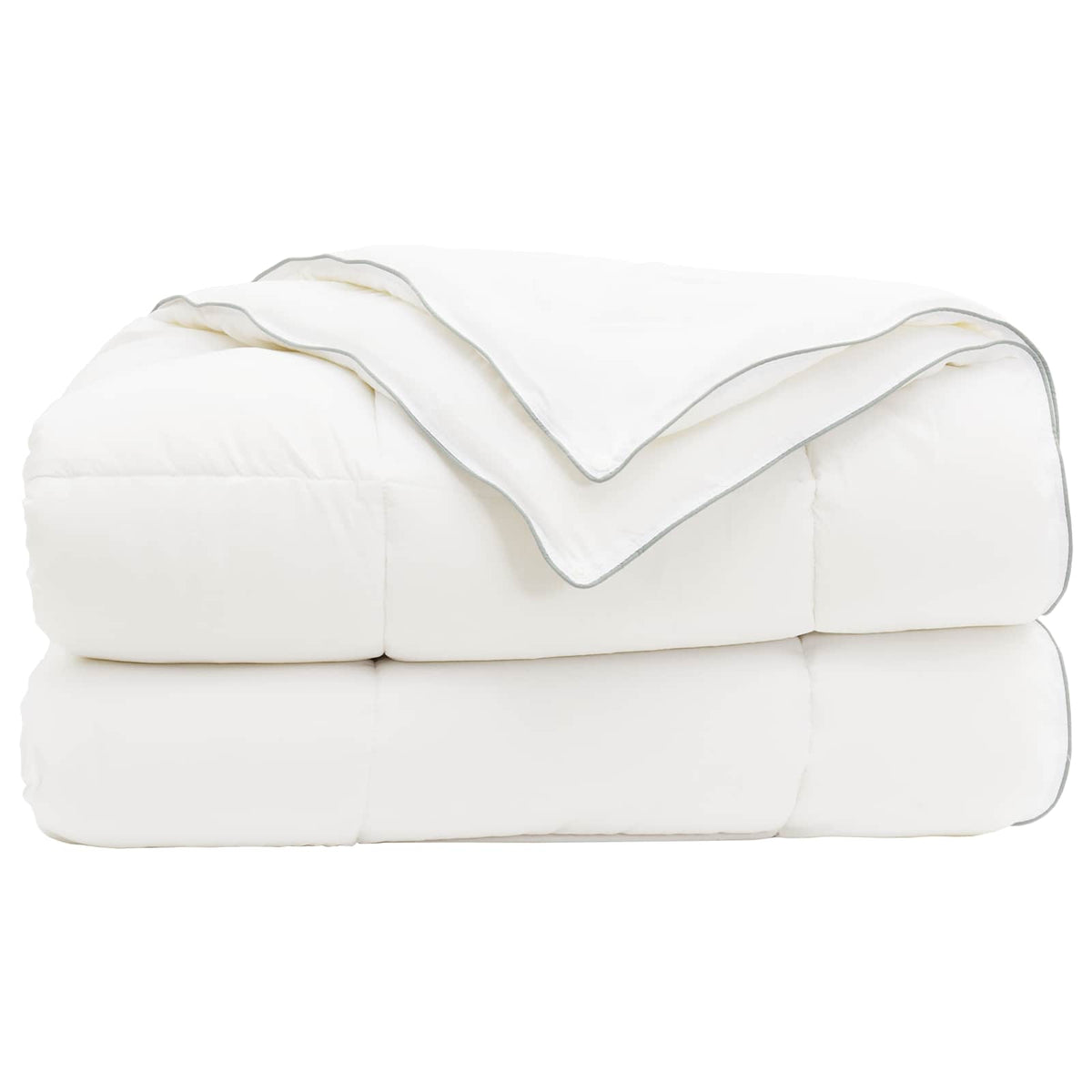 vidaXL Duvet 140x200 cm 4 Seasons 200+300 GSM Australian Wool White 5