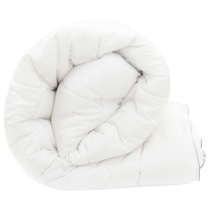 vidaXL Duvet 140x200 cm 4 Seasons 200+300 GSM Australian Wool White 6