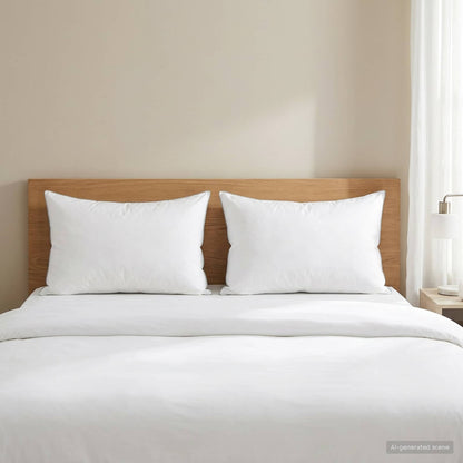 vidaXL Pillow 2 pcs 60 x 80 cm Australian Wool White 1