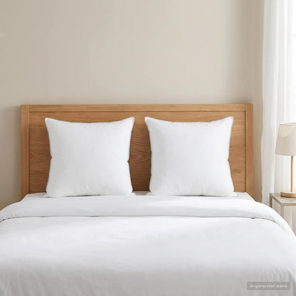 vidaXL Pillow 2 pcs 80 x 80 cm Australian Wool White 1
