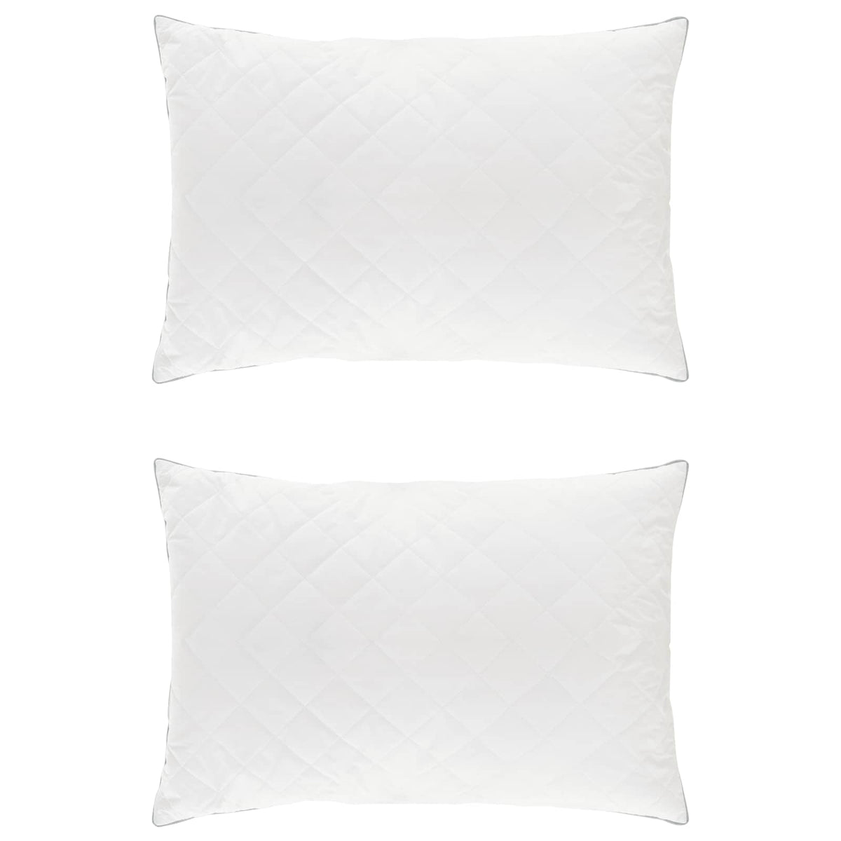 vidaXL Pillow FULDA 2 pcs 60 x 70 cm 100% Goose Down & Feather White 2