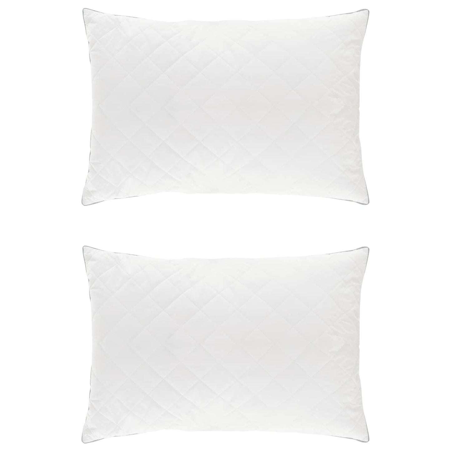 vidaXL Pillow FULDA 2 pcs 60 x 80 cm 100% Goose Down & Feather White 2