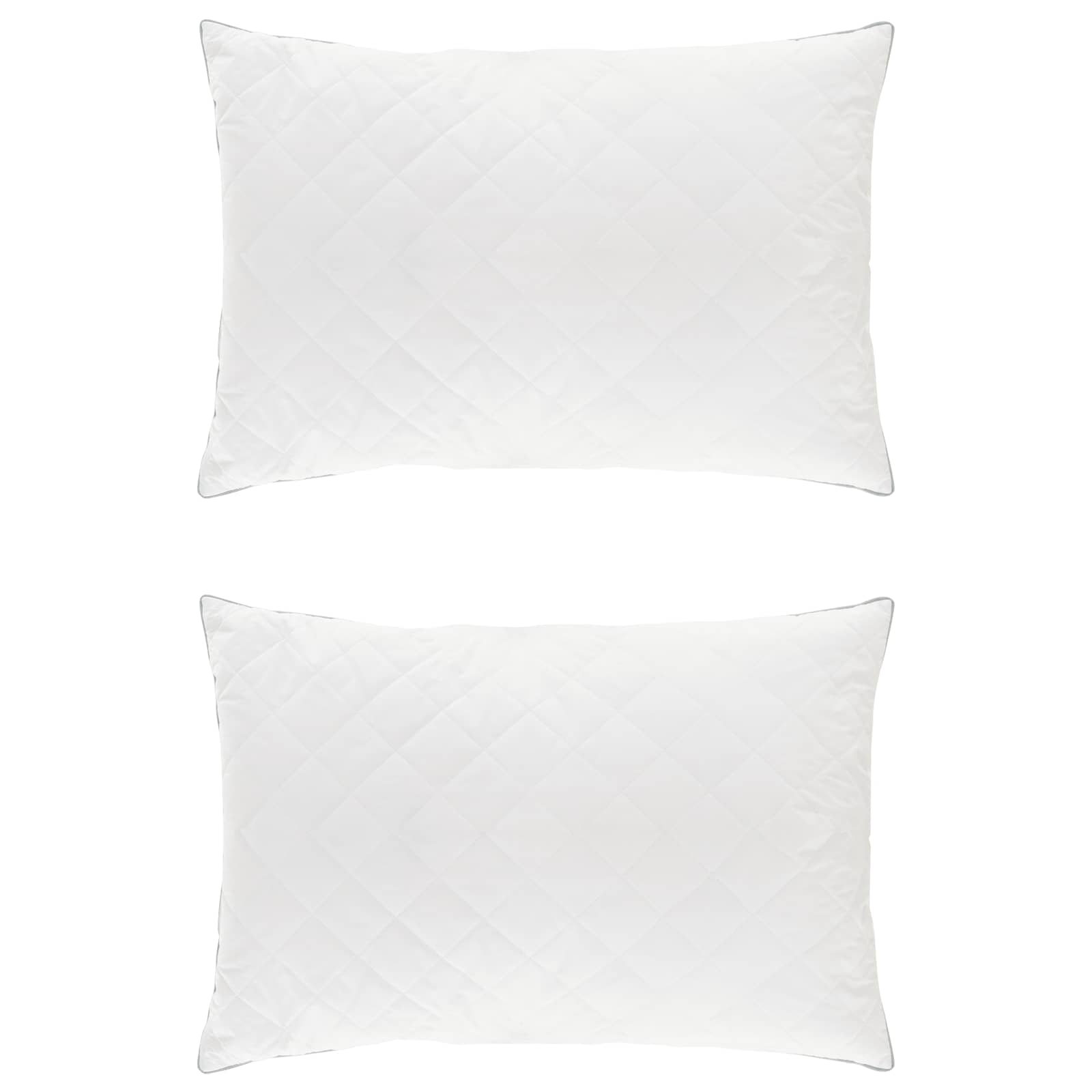 vidaXL Pillow FULDA 2 pcs 60 x 80 cm 100% Goose Down & Feather White 2
