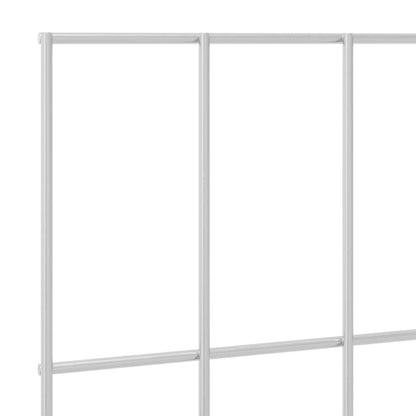 vidaXL Garden Fence Panel 48 pcs 50 x 30 cm Galvanised Steel Silver 5
