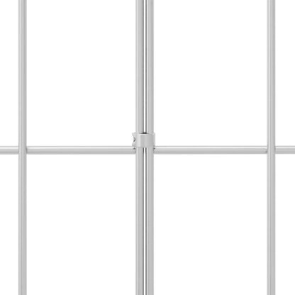 vidaXL Garden Fence Panel 48 pcs 50 x 30 cm Galvanised Steel Silver 6