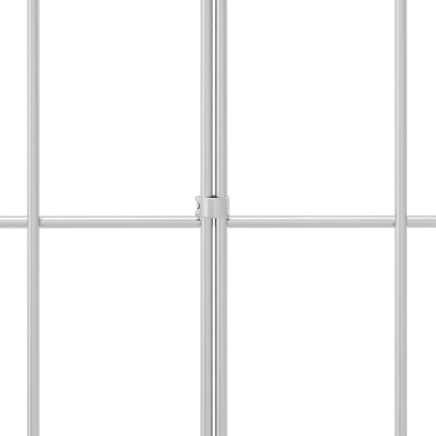 vidaXL Garden Fence Panel 24 pcs 100 x 30 cm Galvanised Steel Silver 6