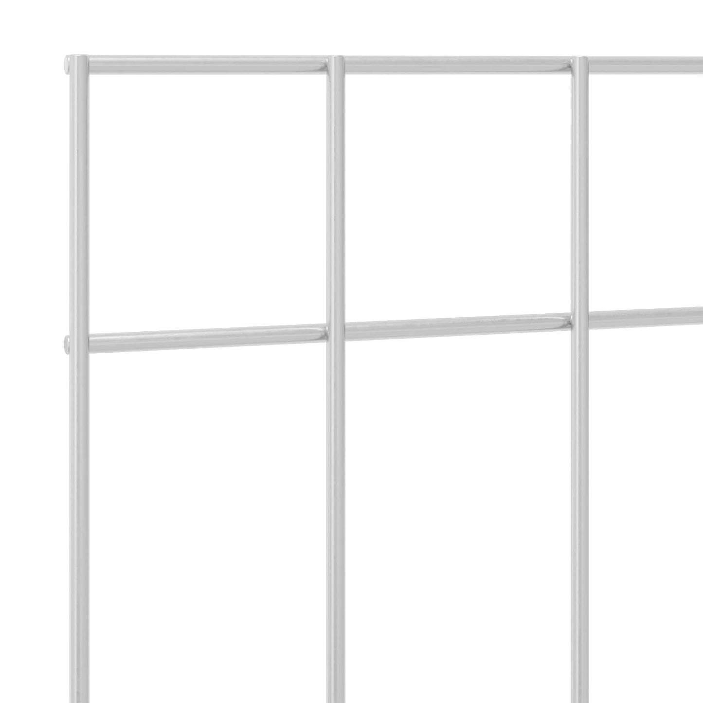 vidaXL Garden Fence Panel 24 pcs 100 x 30 cm Galvanised Steel Silver 5